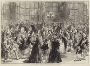 Het Jeugdige Kostuumbal van de Markiezin van Salisbury in Hatfield House door Sir John Charles Robinson