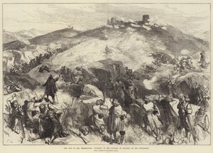 De oorlog in Herzegovina, bestorming van het fort van Palanka door de opstandelingen