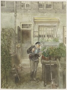 De bloemenliefhebber door Charles Rochussen