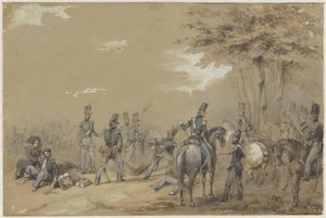 Infanterie in gevecht