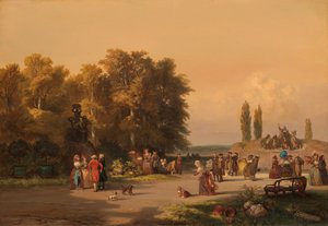Park in de omgeving van Parijs