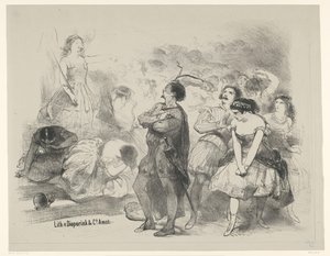 Scène uit ballet Astaroth