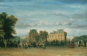 De Luxemburgse tuinen, 1849 door Charles Rochussen