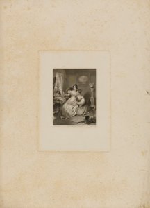Twee meisjes in boudoir door Charles Rolls