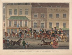 West Country Post bij het Gloucester Coffee House, Piccadilly