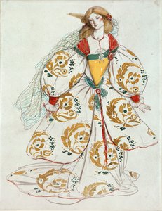 Kostuumontwerp, ca. 1850-1880