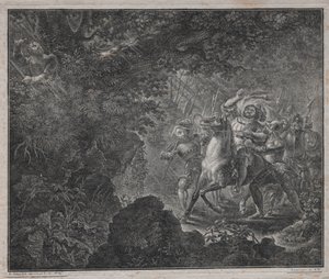 Wilhelm Tell in Küssnacht door Charles Samuel Girardet