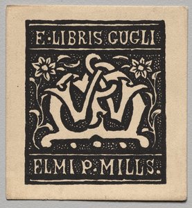 Boekplaat: Elmi P. Mills door Charles Samuel Keene