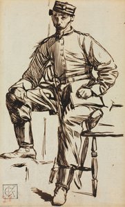 Charles Keene als vrijwilliger