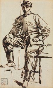 Charles Keene als vrijwilliger