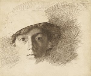 Zelfportret door Charles Samuel Keene
