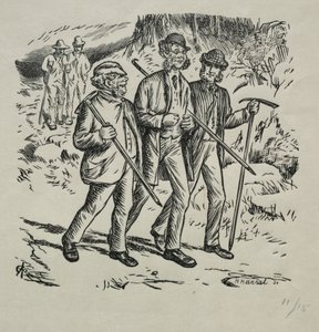 De drie namen, 1869 door Charles Samuel Keene