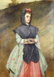 Komend uit de kerk, 1884 door Charles Sillem Lidderdale