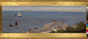 St. Ives, 1889 door Charles Sim Mottram