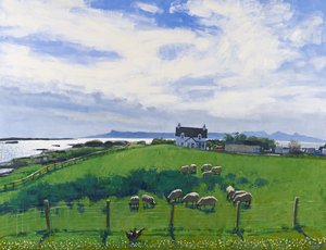 Bunacaimbe, 2012 (olieverf op doek) door Charles Simpson