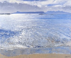 Late namiddag, Eigg  Rum, 2013 (olieverf op doek)