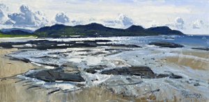 Laagwater, Portuairk, 2010 (olieverf op doek) door Charles Simpson