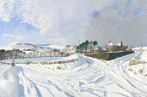 Newhall, 2011 (olieverf op doek) door Charles Simpson