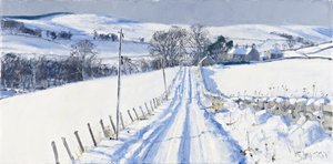 Sneeuw, Newhall, 2010 (olieverf op doek) door Charles Simpson