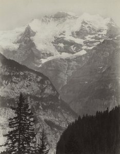 Jungfrau, Uitzicht vanaf Mürren, Zwitserland