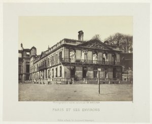 Palais de Saint-Cloud, uit de serie "Paris et ses environs" (Parijs en omgeving)