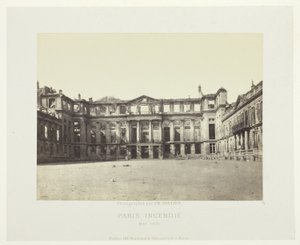 Parijs Brand (Gevel van het Palais de Saint-Cloud), uit de serie "Parijs in Brand"