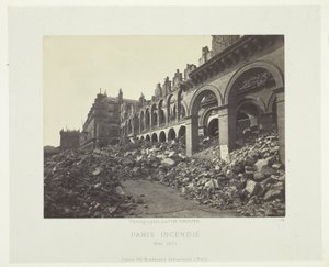 Brand in Parijs (Ministerie van Financiën)
