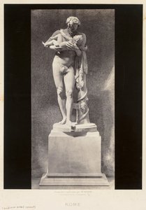Silenus houdt het kind Dionysus vast, Louvre Museum, Parijs, ca. 1860s