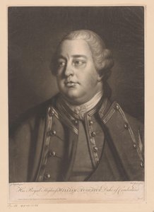Portret van Willem Augustus van Cumberland