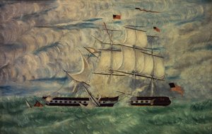 U.S.S. Constitution door Charles Stewart