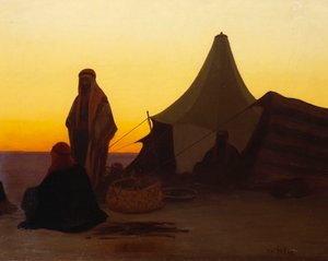 Een Arabisch Kampement door Charles Theodore Frere