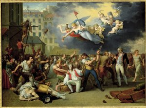 Bloedbad van de Markies de Pellepont, 14 juli 1789 door Charles Thevenin