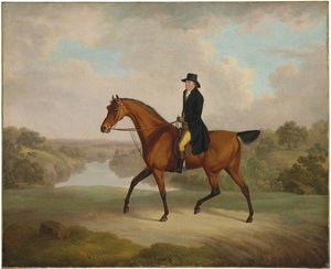 William Yates, Esq., van Springside, op zijn favoriete paard door Charles Towne