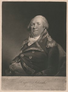 Kapitein John Schank door Charles Turner