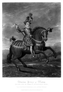 Charles, Prins van Wales, 1816 door Charles Turner