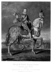 Hendrik IV, koning van Frankrijk, 1816 door Charles Turner