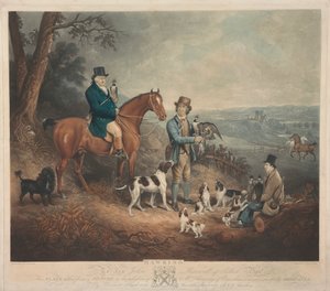 Malcolm Fleming van Barochan 1745-1811. Valkenjacht