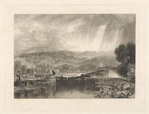 More Park, nabij Watford, aan de rivier de Colne door Charles Turner