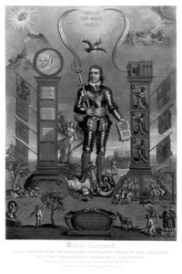 Oliver Cromwell, Engelse soldaat en staatsman door Charles Turner