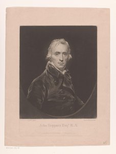 Portret van John Hoppner door Charles Turner