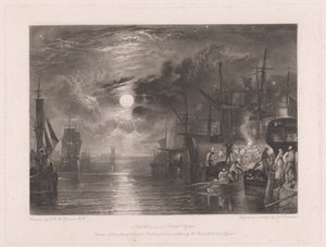 Shields, aan de rivier de Tyne door Charles Turner
