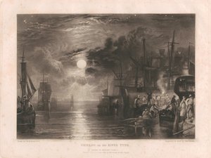 Schilden aan de rivier de Tyne