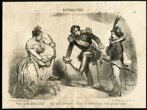 Illustratie van Charles Vernier in Le Charivari