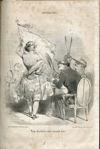 Illustratie door Charles Vernier in Le Charivari door Charles Vernier