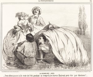 De Crinoline-Abri door Charles Vernier
