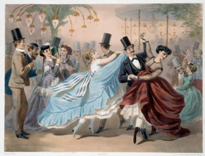 Le bal Mabille door Charles Vernier