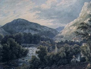Lynmouth, Devon door Charles Vincent Barber