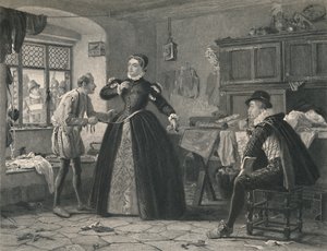 De Kleermaker van de Dame Koning Hendrik IV - Tweede Deel, ca. 1870 door Charles W. Sharpe