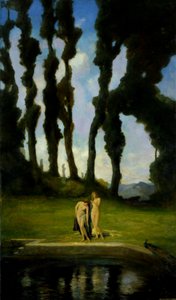 Na het bad, 1910