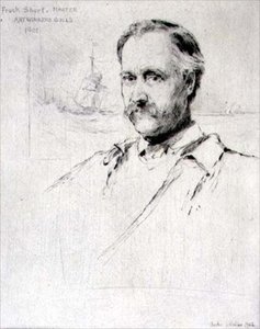 Sir Frank Short (1857-1945) schilder en graveur, Meester van de Art Workers